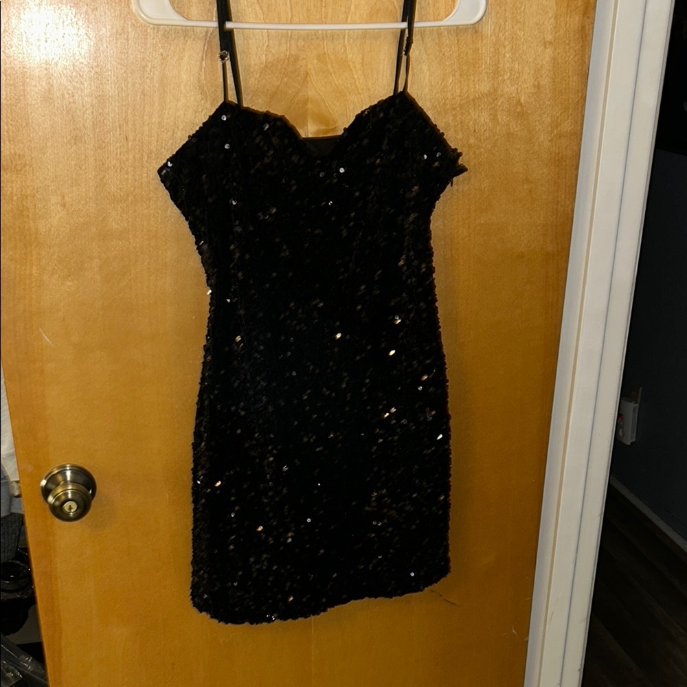 Forever 21 Black Sheath Mini Dress